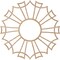 Ekena Millwork Augustus Wood Fretwork Pierced Ceiling Medallion, Alder, 16"OD x 5 5/8"ID x 3/8"T CMWP16X16X0375AUAL - alternate 3